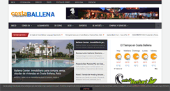Desktop Screenshot of descubrecostaballena.com
