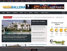Tablet Screenshot of descubrecostaballena.com